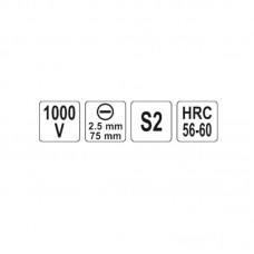 YT-28150 YATO Surubelnita dreapta 2.5 mm, izolata ..